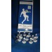 Subbuteo Andrew Table Soccer Aiantas (Ajax) Salaminas on Lightweight Bases